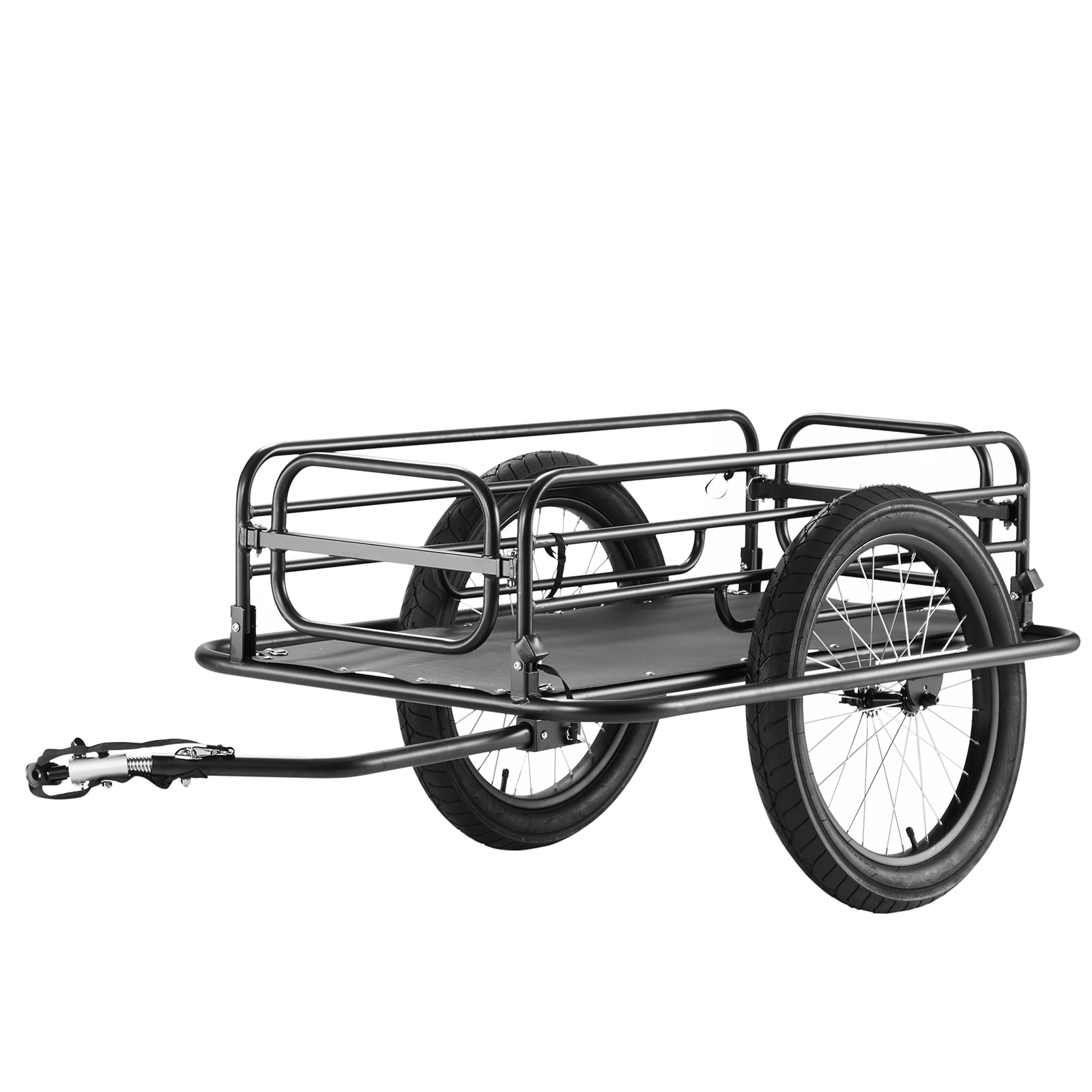 Heavy Duty Bike Cargo Trailer Foldable Bicycle Wagon Cart_voghion.com